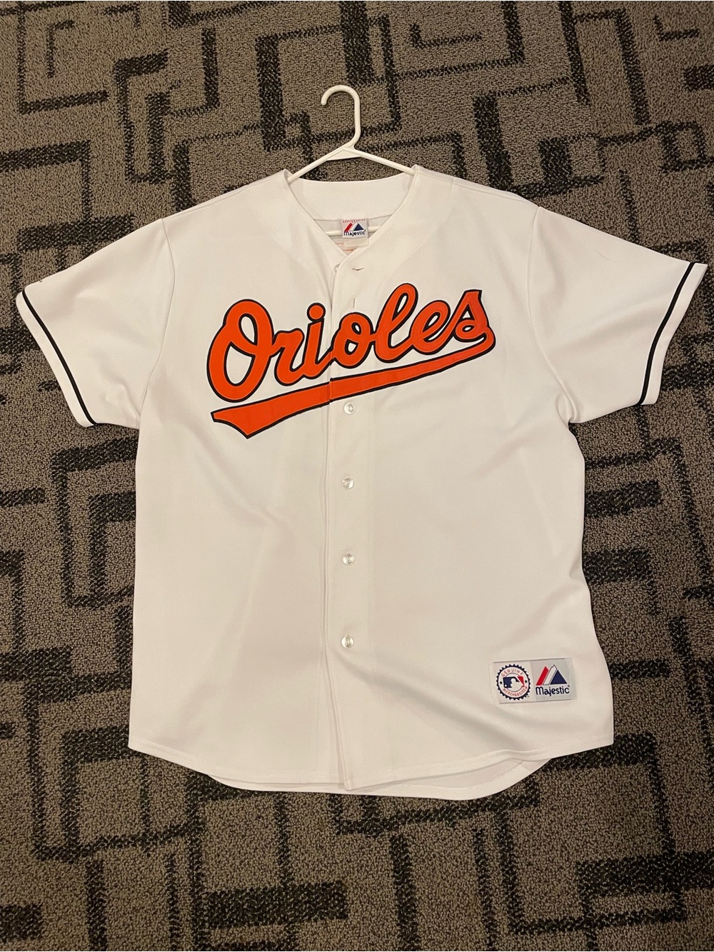 Baltimore Orioles Brian Roberts MLB #1 Stitched Jersey AUTHENTIC White Size XL